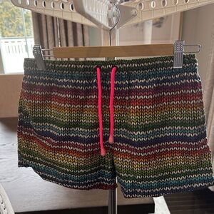 Vibrant Patterned Men's Swim Trunks